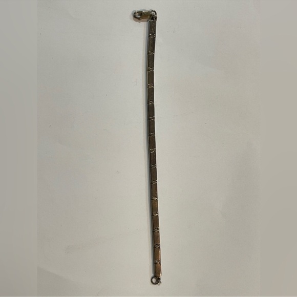 925 Starling Silver Lapiz Lazuli Bracelet - Picture 4 of 7